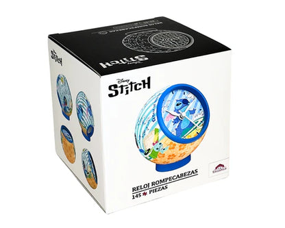Reloj Rompecabezas Stitch Ama las Olas Disney 145 Piezas De Plástico