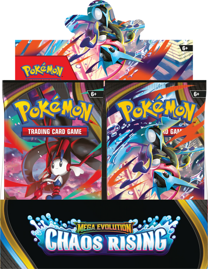 Pokémon TCG: Mega Evolution ME04 - Chaos Rising Booster Display - INGLÉS