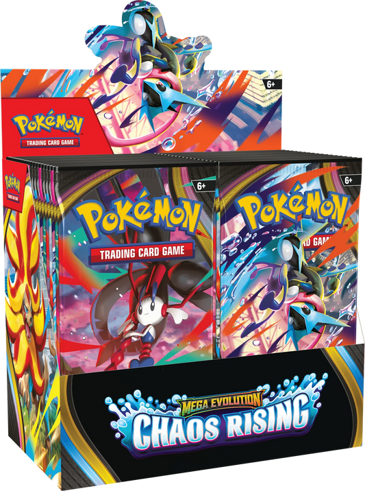 Pokémon TCG: Mega Evolution ME04 - Chaos Rising Booster Display - ESPAÑOL