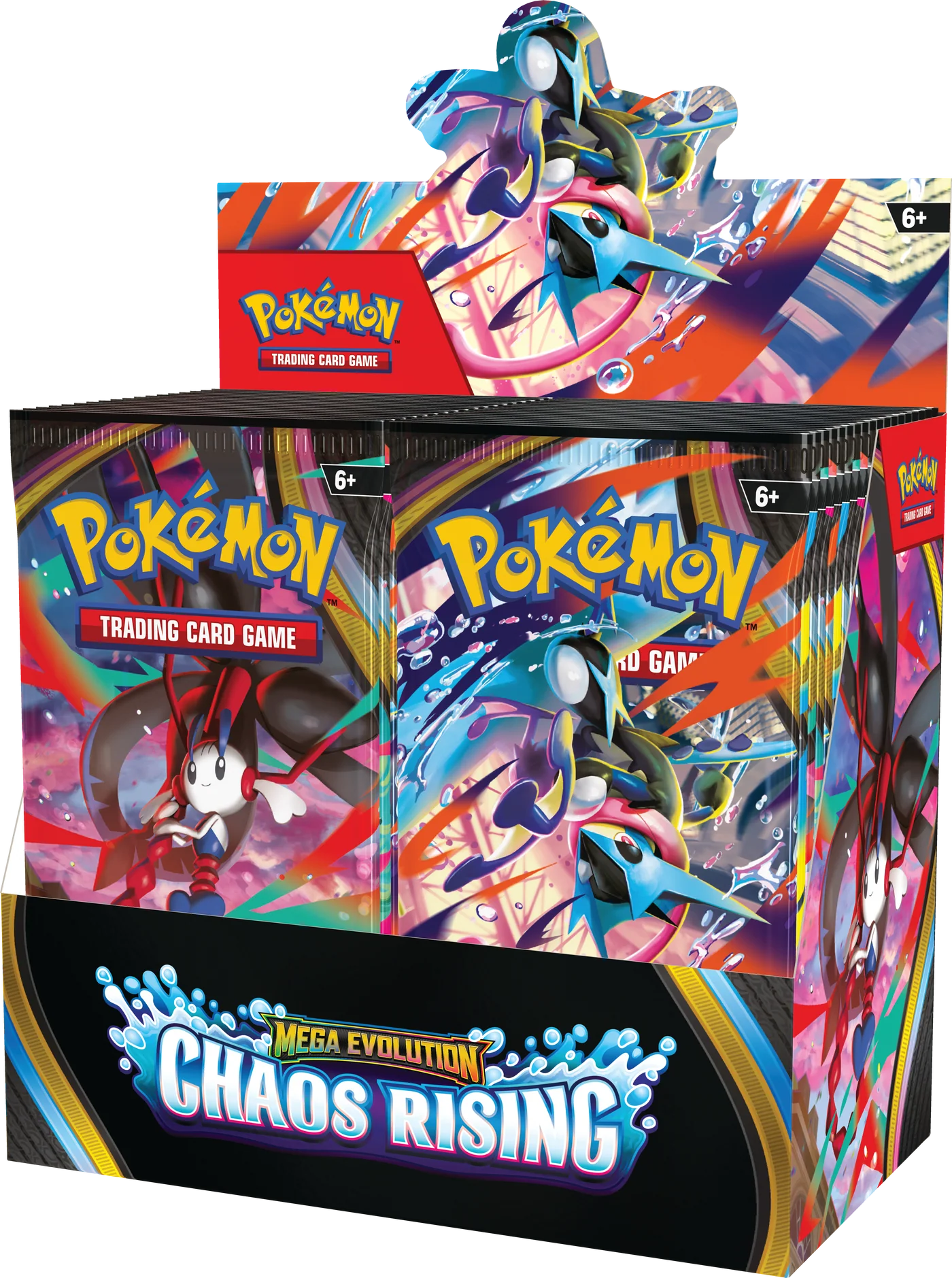 Pokémon TCG: Mega Evolution ME04 - Chaos Rising Booster Display - INGLÉS