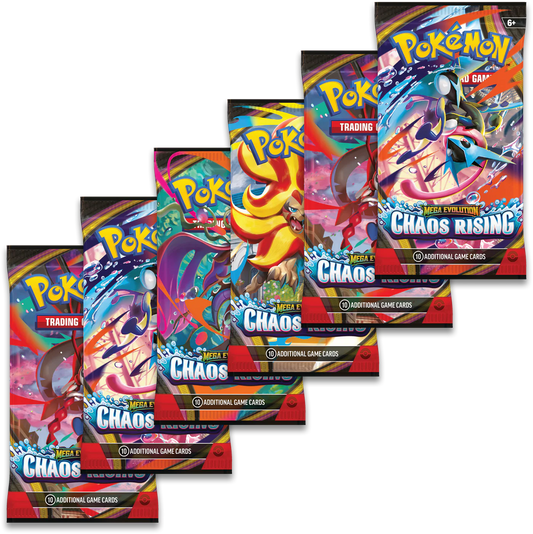 Pokémon TCG: Mega Evolution ME04 - Chaos Rising Booster Bundle - ESPAÑOL