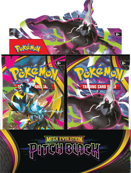 Pokémon TCG: Mega Evolution ME05 - Pitch Black Booster Display - ESPAÑOL