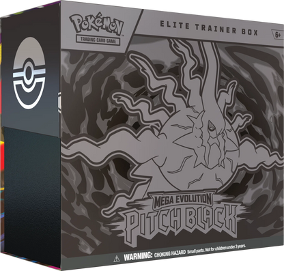 Pokémon TCG: Mega Evolution ME05 - Pitch Black Elite Trainer Box PIEZA - INGLÉS