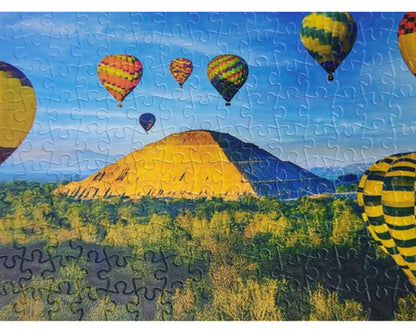 Piramide del Sol Teotihuacán. Rompecabezas 150 Piezas Miniatura PieceRelax