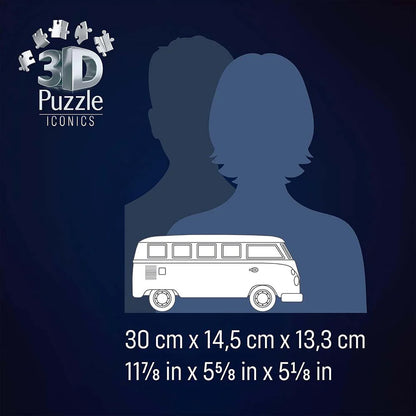 Rompecabezas Ravensburger 3D Puzzle Volkswagen T1 Iconics 162 Piezas