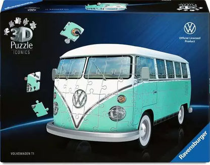 Rompecabezas Ravensburger 3D Puzzle Volkswagen T1 Iconics 162 Piezas
