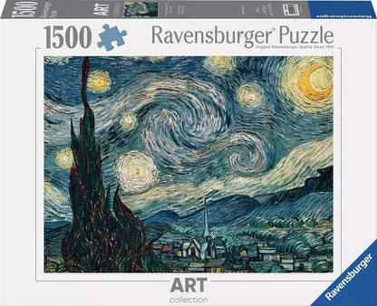 Puzzles para adultos 1500 piezas - Vincent Van Gogh: Noche estrellada 12000079