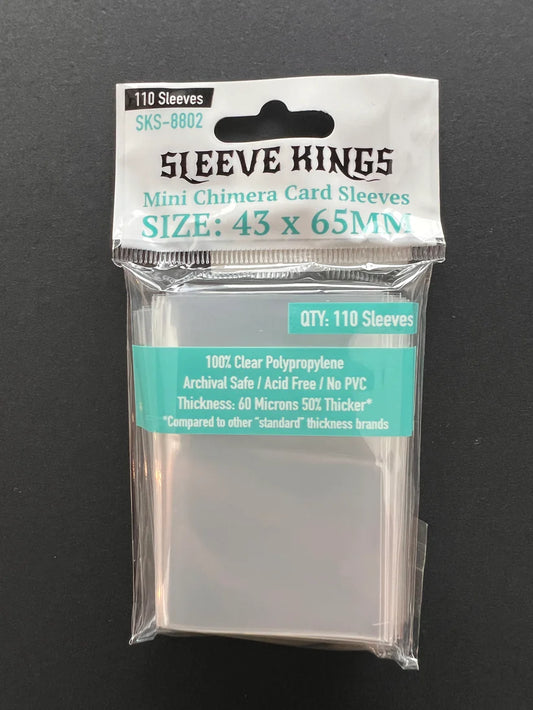 Sleeve King "Mini Chimera" Game Card Sleeves (43x65mm) 110 Pack, 60 Micron, SKS-8802