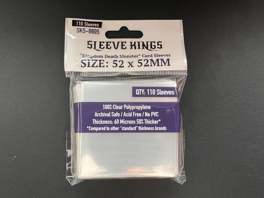Sleeve King "Kingdom Death Monster" Game Card Sleeves (52x52mm) 110 Pack, 60 Micron, SKS-8805