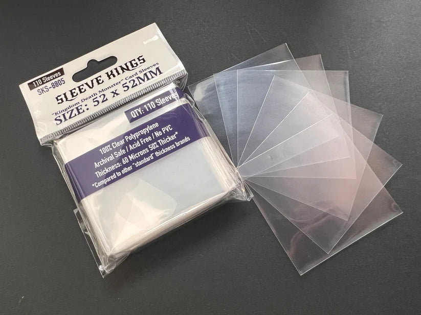 Sleeve King "Kingdom Death Monster" Game Card Sleeves (52x52mm) 110 Pack, 60 Micron, SKS-8805