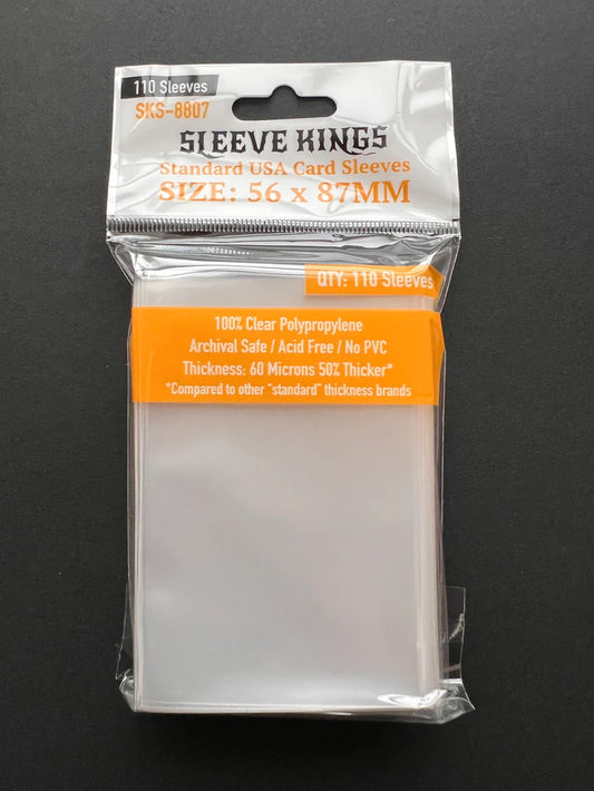Sleeve King Standard USA Game Card Sleeves (56x87mm) 110 Pack, 60 Micron, SKS-8807