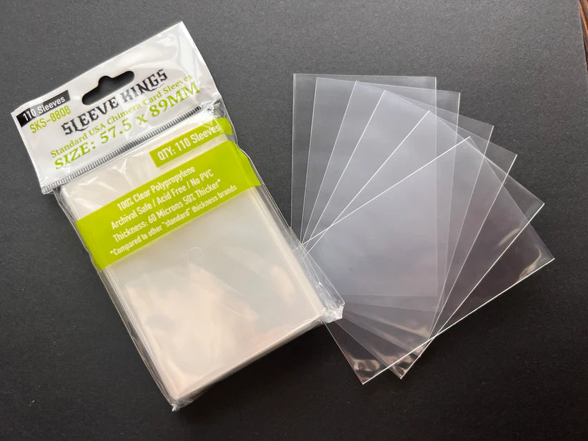 Sleeve King "Chimera" Standard USA Card Sleeves (57.5x89mm) 110 Pack, 60 Micron, SKS-8808