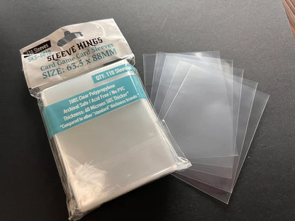 Sleeve King Standard Card Game Card Sleeves (63.5x88mm) 110 Pack, 60 Micron, SKS-8810