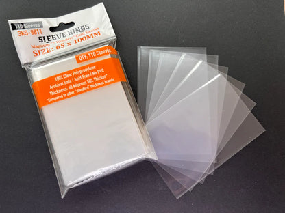 Sleeve King "7 Wonders" Magnum Card Sleeves (65x100mm) 110 Pack, 60 Micron, SKS-8811