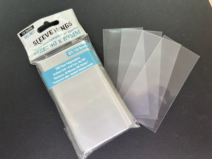 Sleeve King "Space Base" Compatible Card Sleeves (40x89mm) 110 Pack, 60 Micron, SKS-8817