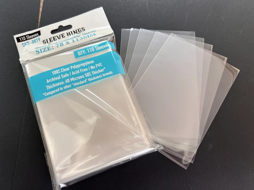 Sleeve King "Blood Bowl" Compatible Sleeves (78x113mm) 110 Pack, 60 Micron, SKS-8819