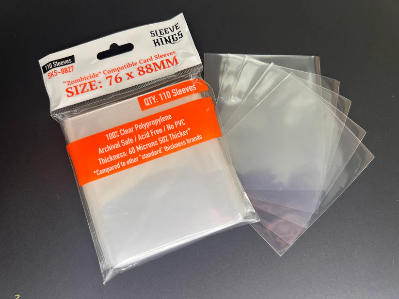 Sleeve King "Zombicide" Compatible Sleeves (76x88mm) 110 Pack, 60 Micron, SKS-8827