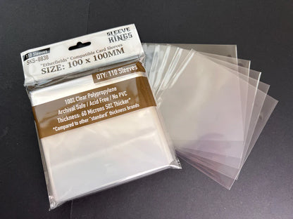Sleeve King "Etherfields" Compatible Sleeves (100 X 100 MM) - 110 Pack, SKS-8838