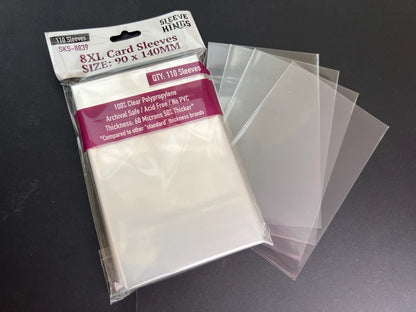 Sleeve King 8XL Game Card Sleeves (90x140mm) 110 Pack, 60 Micron, SKS-8839