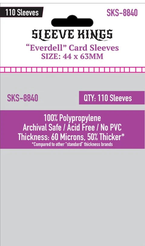Sleeve King '"Etherfields Mini Compatible" Sleeves (44 X 63 MM) - 110 Pack, SKS-8840