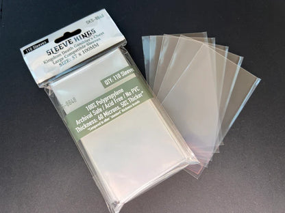 Kingdom Death Gambler's Chest Large Compatible Sleeves (57 X 100 MM) -110 Pack, 60 Microns SKS-8848
