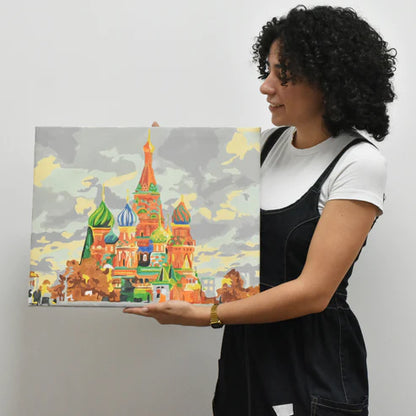 Pinta por Número - San Basilio Moscú 40x50