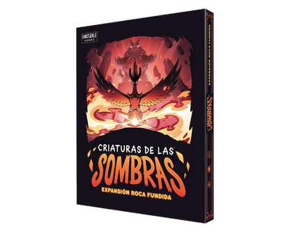 Criaturas de la Sombra Expansión Roca Fundida en Español. Asmodee