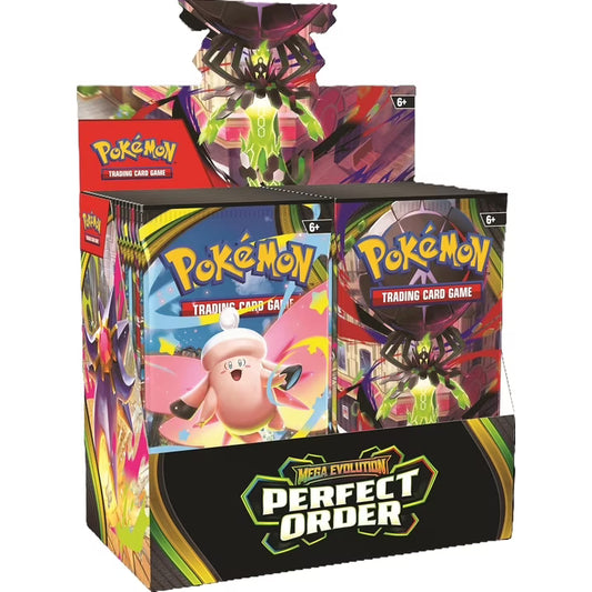 Pokémon TCG: Mega Evolution ME03  Perfect Order Booster Display - ESPAÑOL