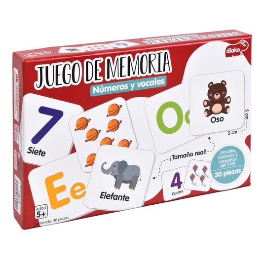Memoria Números y Vocales
