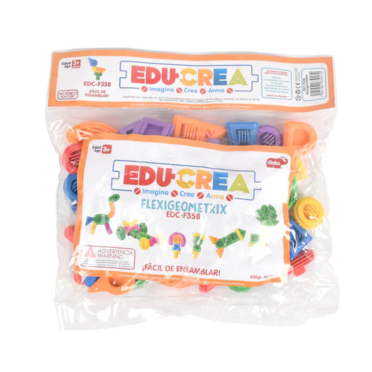 Juego De Ensamble Flexigeometrix Educrea