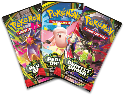 Pokémon TCG: Perfect Order - 3-Pack Blister- INGLES