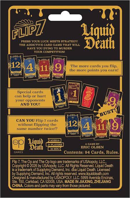 Flip 7 Liquid Dead